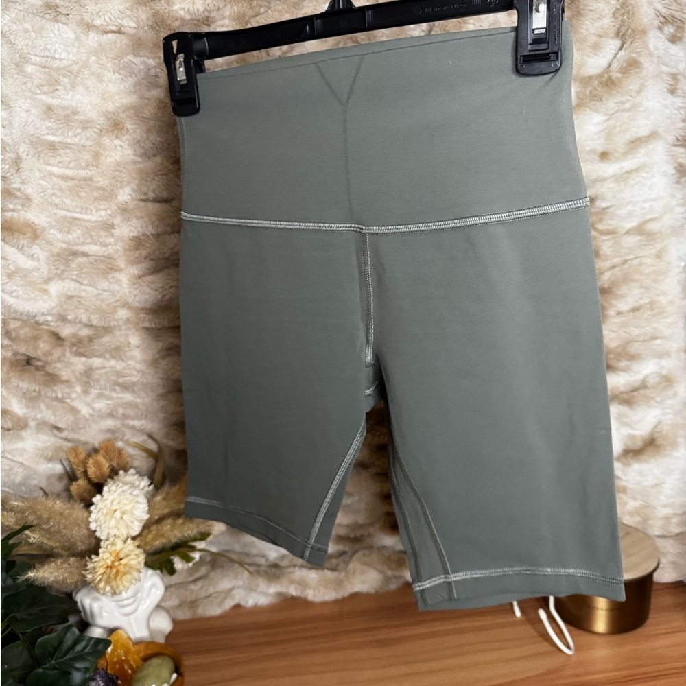 Lululemon Athletica Sage Green Bike Shorts